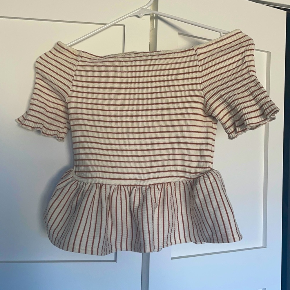 Stripped Crop Top